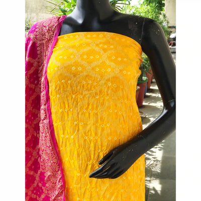 Bandhani Banarasi Designer Suit