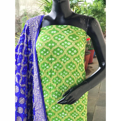 Bandhani Banarasi Designer Suit