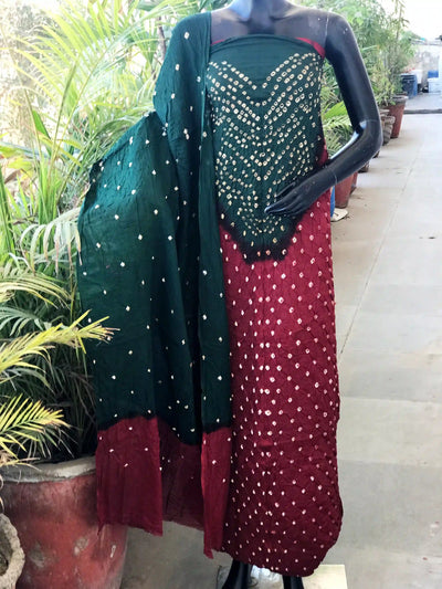 Bandhani Cotton Designer Suit
