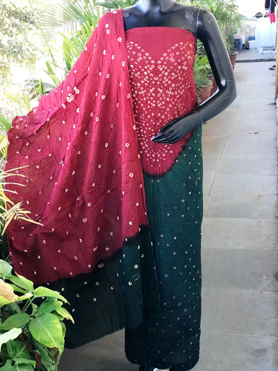 Bandhani Cotton Designer Suit