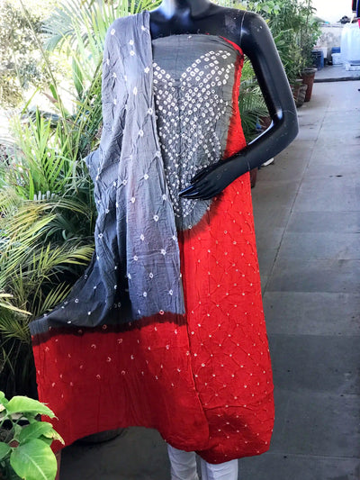 Bandhani Cotton Designer Suit