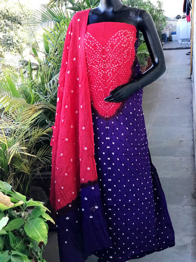 Bandhani Cotton Designer Suit