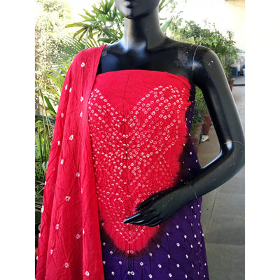 Bandhani Cotton Designer Suit