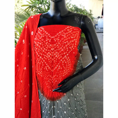 Bandhani Cotton Designer Suit