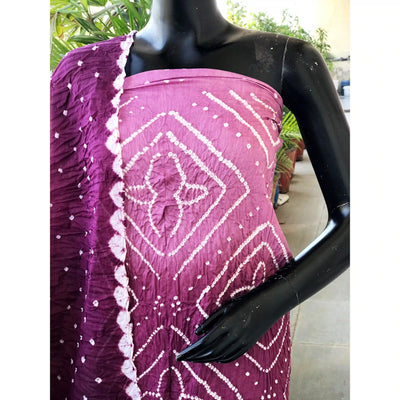 Bandhani Cotton Designer Suit