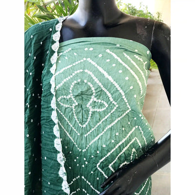 Bandhani Cotton Designer Suit