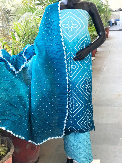 Bandhani Cotton Designer Suit