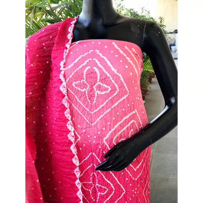 Bandhani Cotton Designer Suit