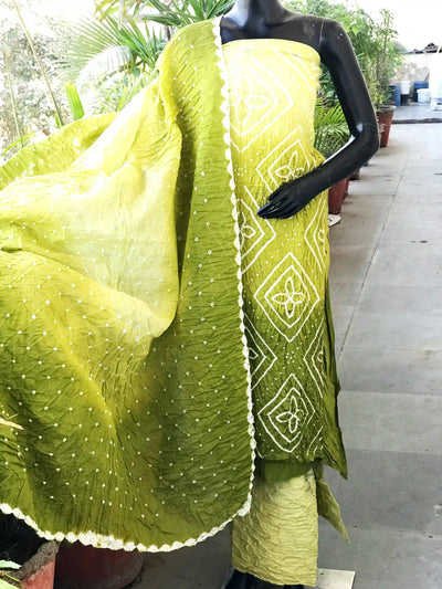 Bandhani Cotton Designer Suit