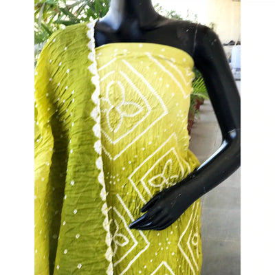 Bandhani Cotton Designer Suit