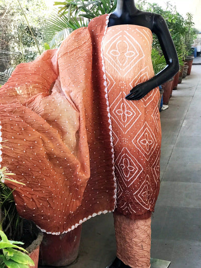 Bandhani Cotton Designer Suit