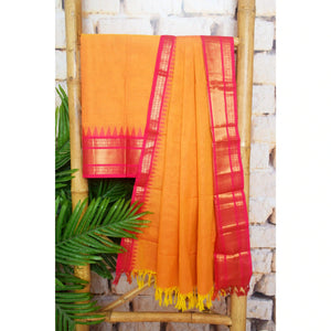 Yellow Kanchi Cotton Two Piece Set