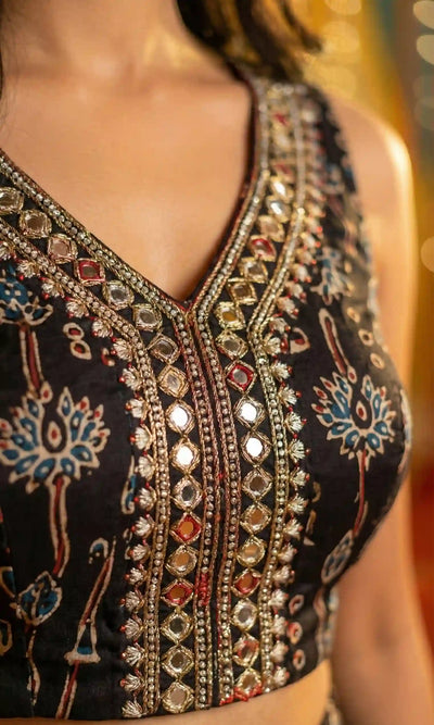 KALA - Blouse-Dhoti Pant Set