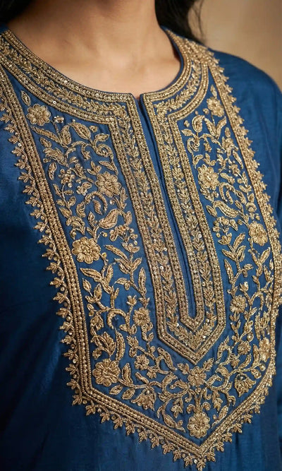 VYOMA - Kurta-Draped Skirt Set