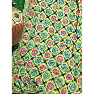 Phulkari Hand Embroidered Dupatta