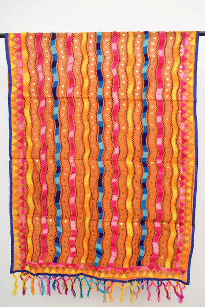 Phulkari Hand Embroidered Dupatta