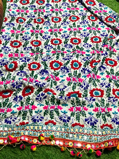 Phulkari Hand Embroidered Dupatta