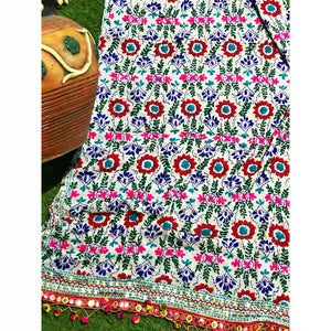 Phulkari Hand Embroidered Dupatta