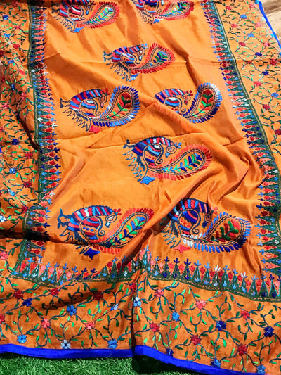 Phulkari Hand Embroidered Dupatta