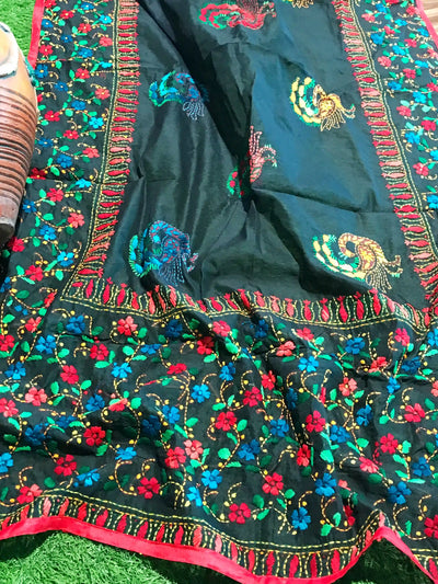 Phulkari Hand Embroidered Dupatta