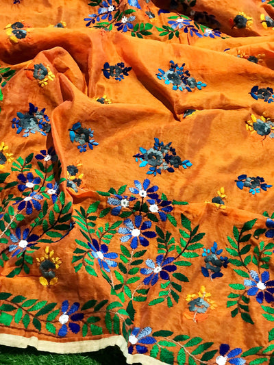 Phulkari Hand Embroidered Dupatta