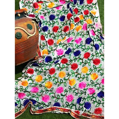 Phulkari Hand Embroidered Dupatta