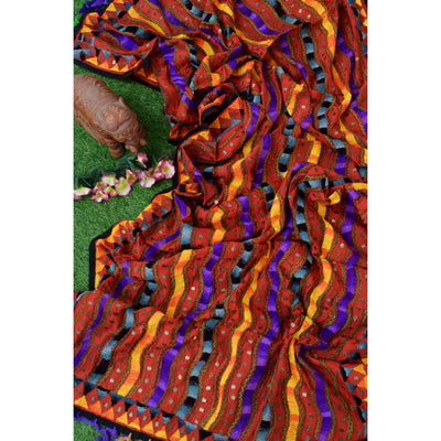 Phulkari Hand Embroidered Dupatta