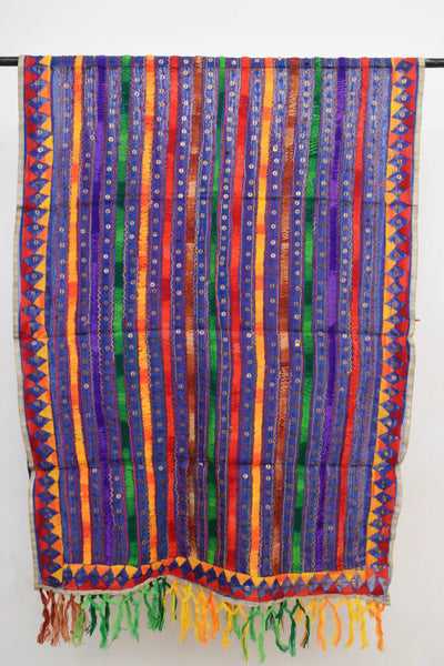 Phulkari Hand Embroidered Dupatta
