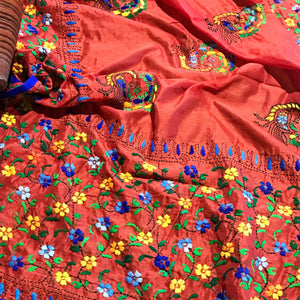Phulkari Hand Embroidered Dupatta
