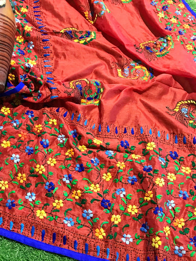 Phulkari Hand Embroidered Dupatta