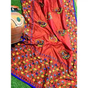 Phulkari Hand Embroidered Dupatta