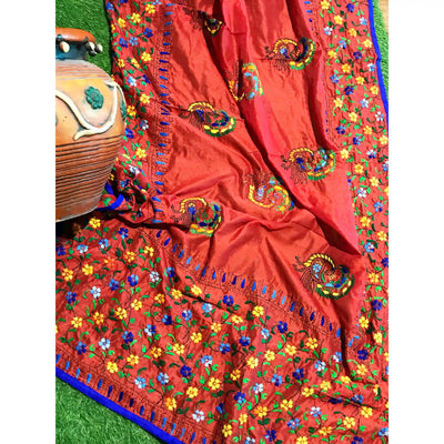 Phulkari Hand Embroidered Dupatta
