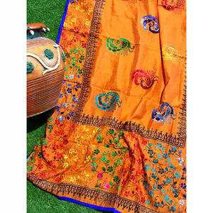 Phulkari Hand Embroidered Dupatta