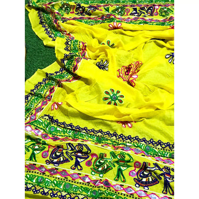 Festive Aari work dupatta 2.25m length SS Ethnics