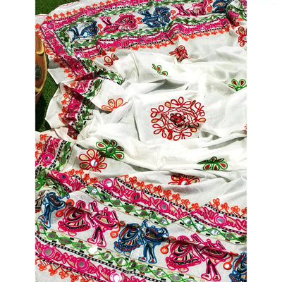 Festive Aari work dupatta 2.25m length SS Ethnics