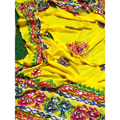 Festive Aari work dupatta 2.25m length SS Ethnics