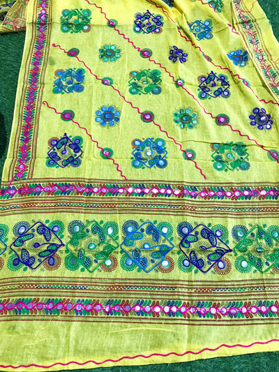 Festive Aari work dupatta 2.25m length SS Ethnics