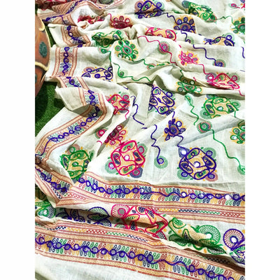 Festive Aari work dupatta 2.25m length SS Ethnics