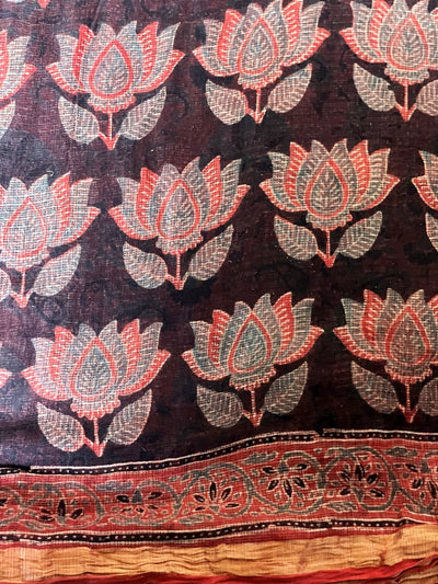 Ajrakh Designer Kota Saree