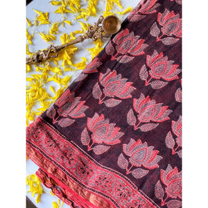 Ajrakh Designer Kota Saree