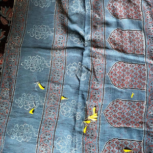 Ajrakh Designer Kota Saree