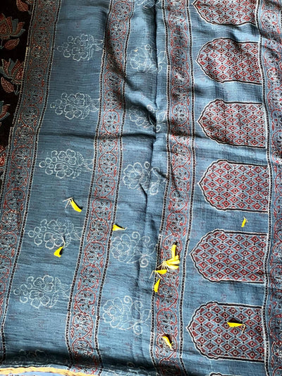 Ajrakh Designer Kota Saree