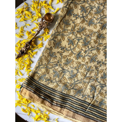 Ajrakh Designer Kota Saree