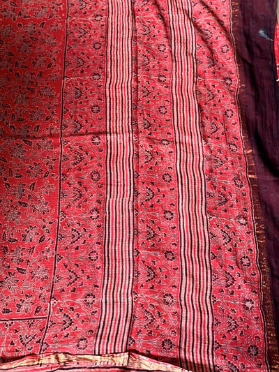 Ajrakh Designer Kota Saree