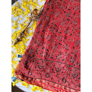 Ajrakh Designer Kota Saree