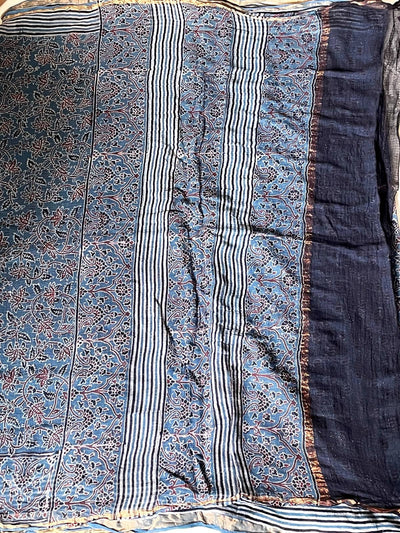Ajrakh Designer Kota Saree