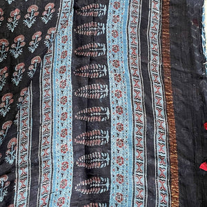 Ajrakh Designer Kota Saree