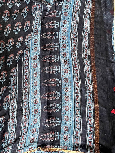 Ajrakh Designer Kota Saree