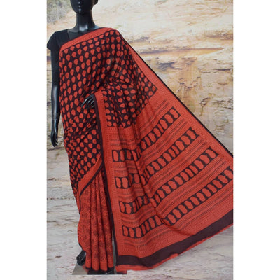 Bagh Mul Cotton Saree - SSEthnics