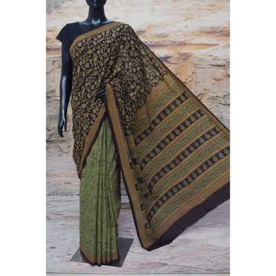 Bagh Mul Cotton Saree - SSEthnics